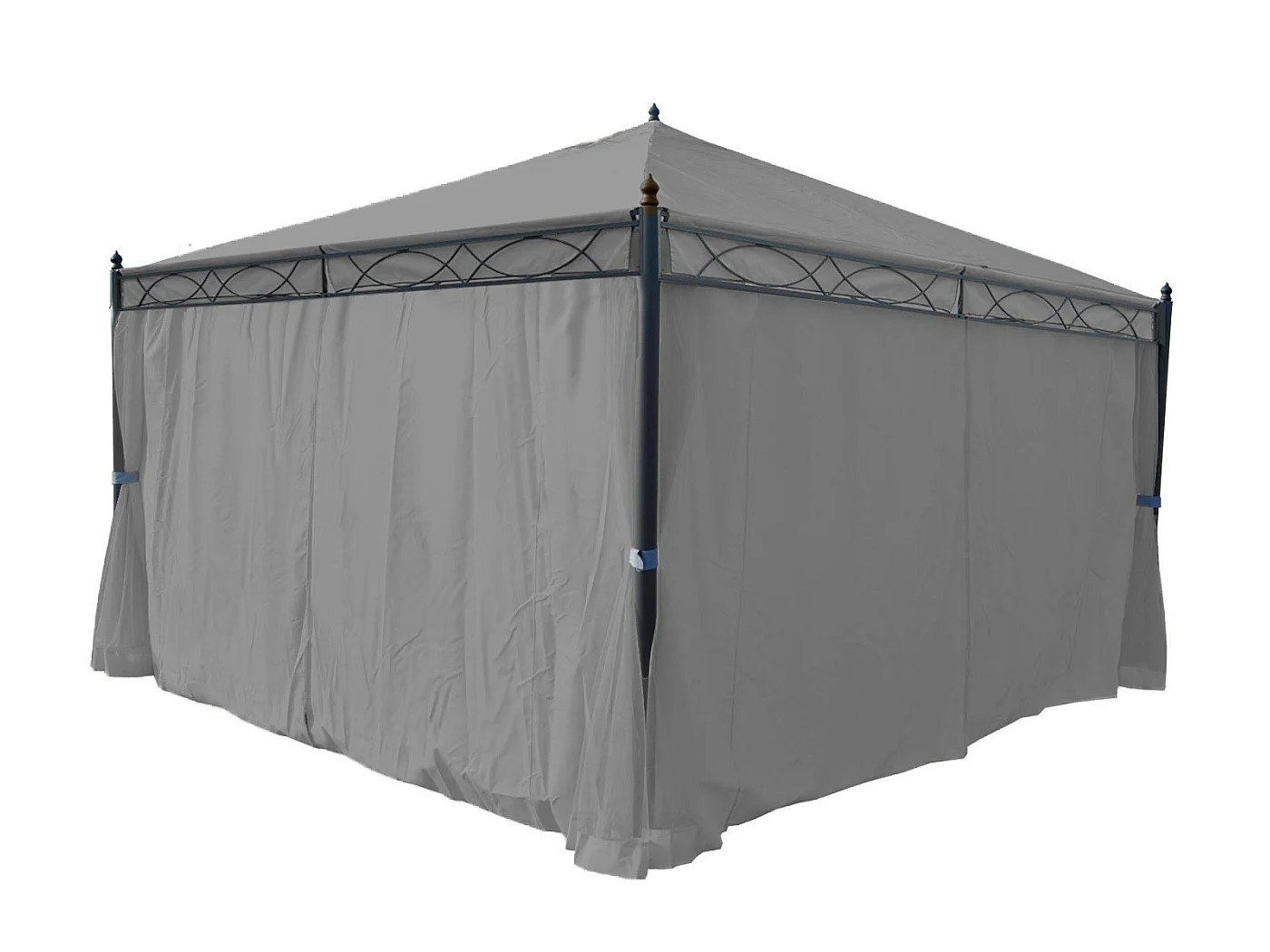 Pergola Calpe III,  lysegrå 4x4 m