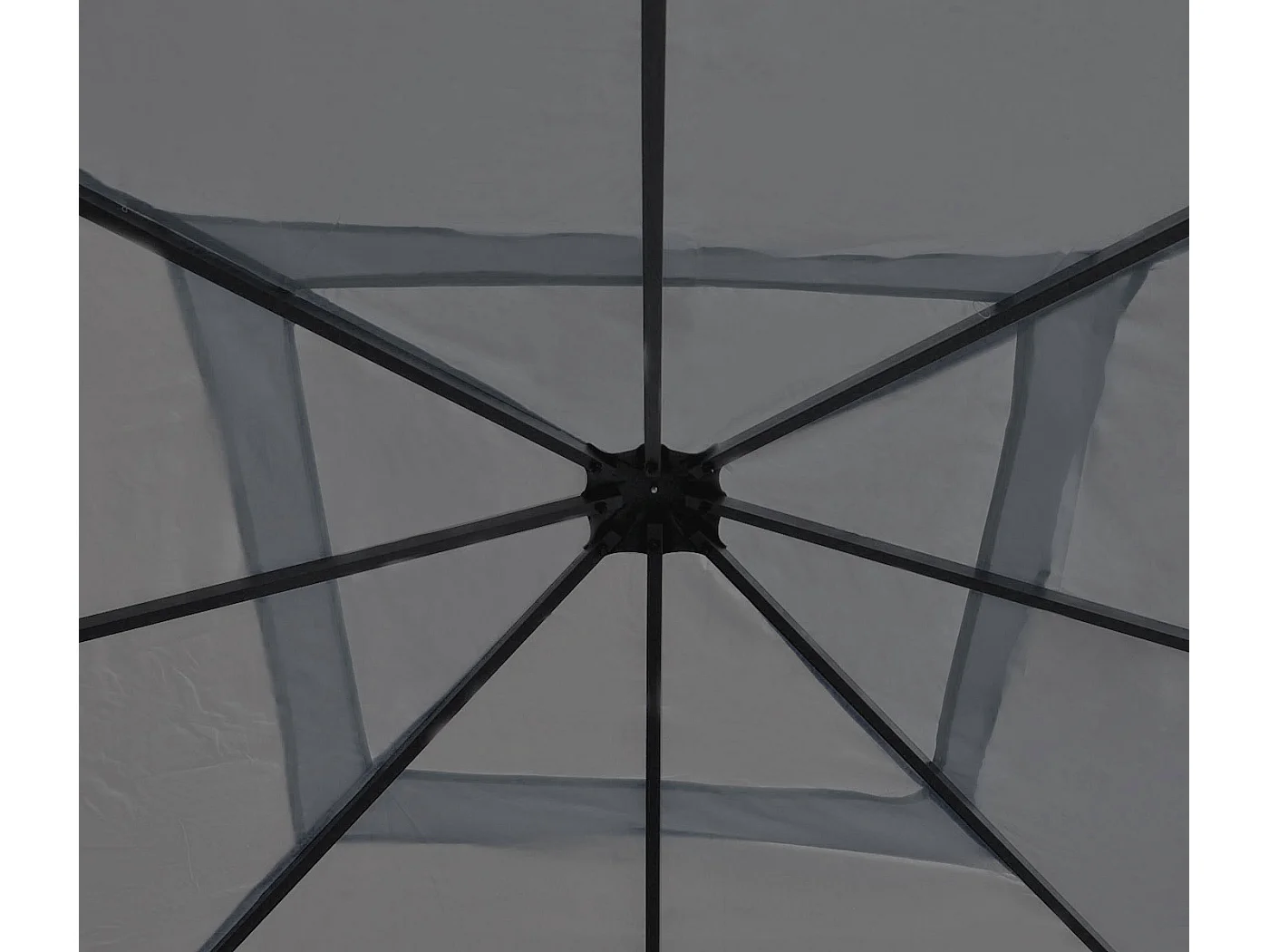 Pergola Calpe III,  lysegrå 4x4 m