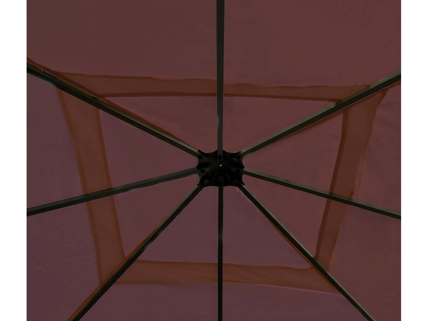 Pergola Calpe III, Rot-braun 4x4m