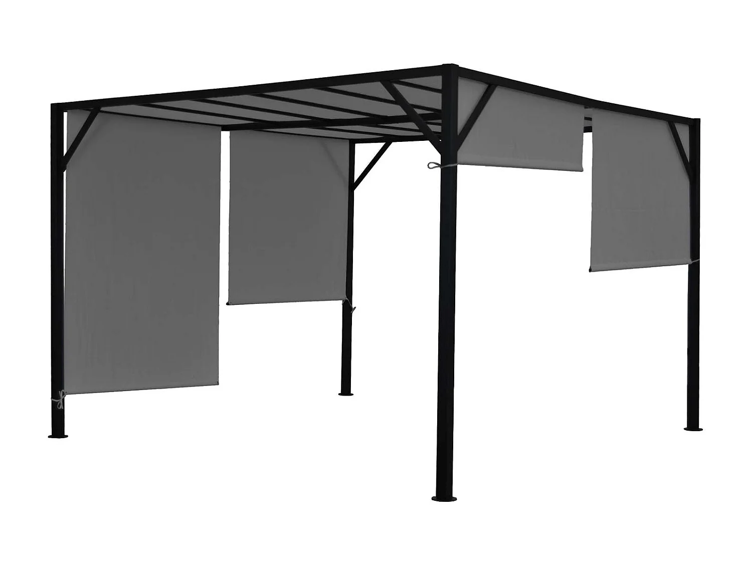 Pergola Beja szary,  4x4m