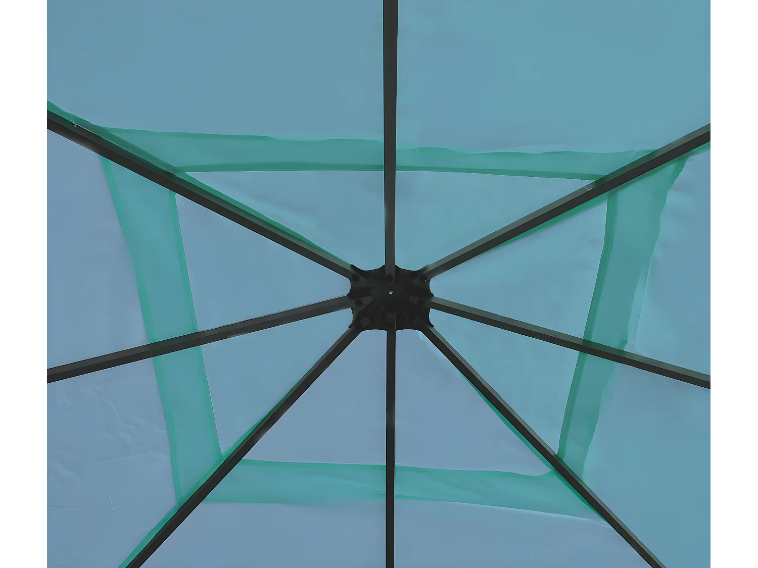 Pergola Calpe III,  turkus 4x4m