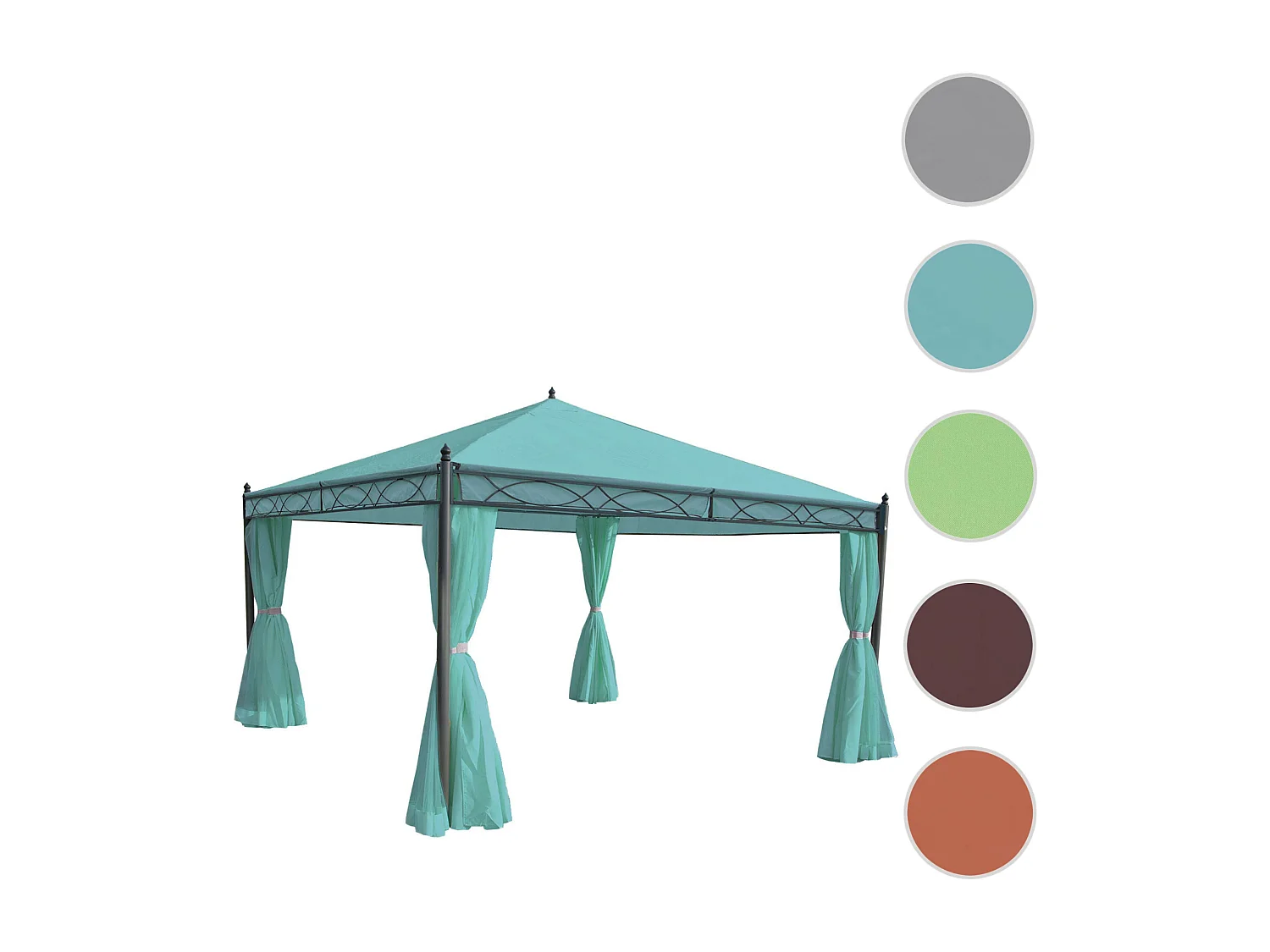 Pergola Calpe III,  turkus 4x4m