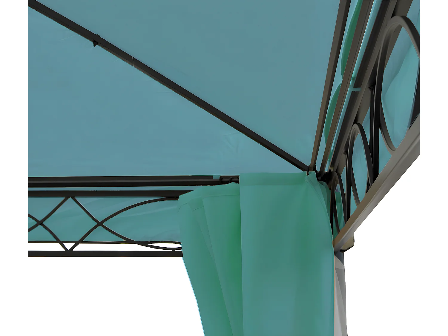 Pergola Calpe III,  turkus 4x4m