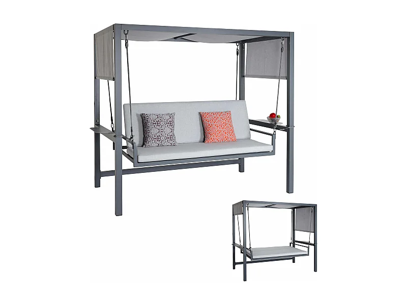 MCW-L47 aluminium hollywoodschommel