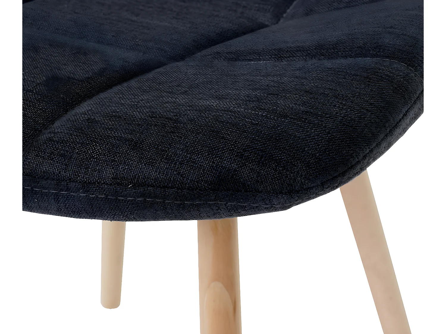 Krzesło do jadalni MCW-A60 I (zestaw 6 sztuk),  tkanina/tekstylia ciemnoszary