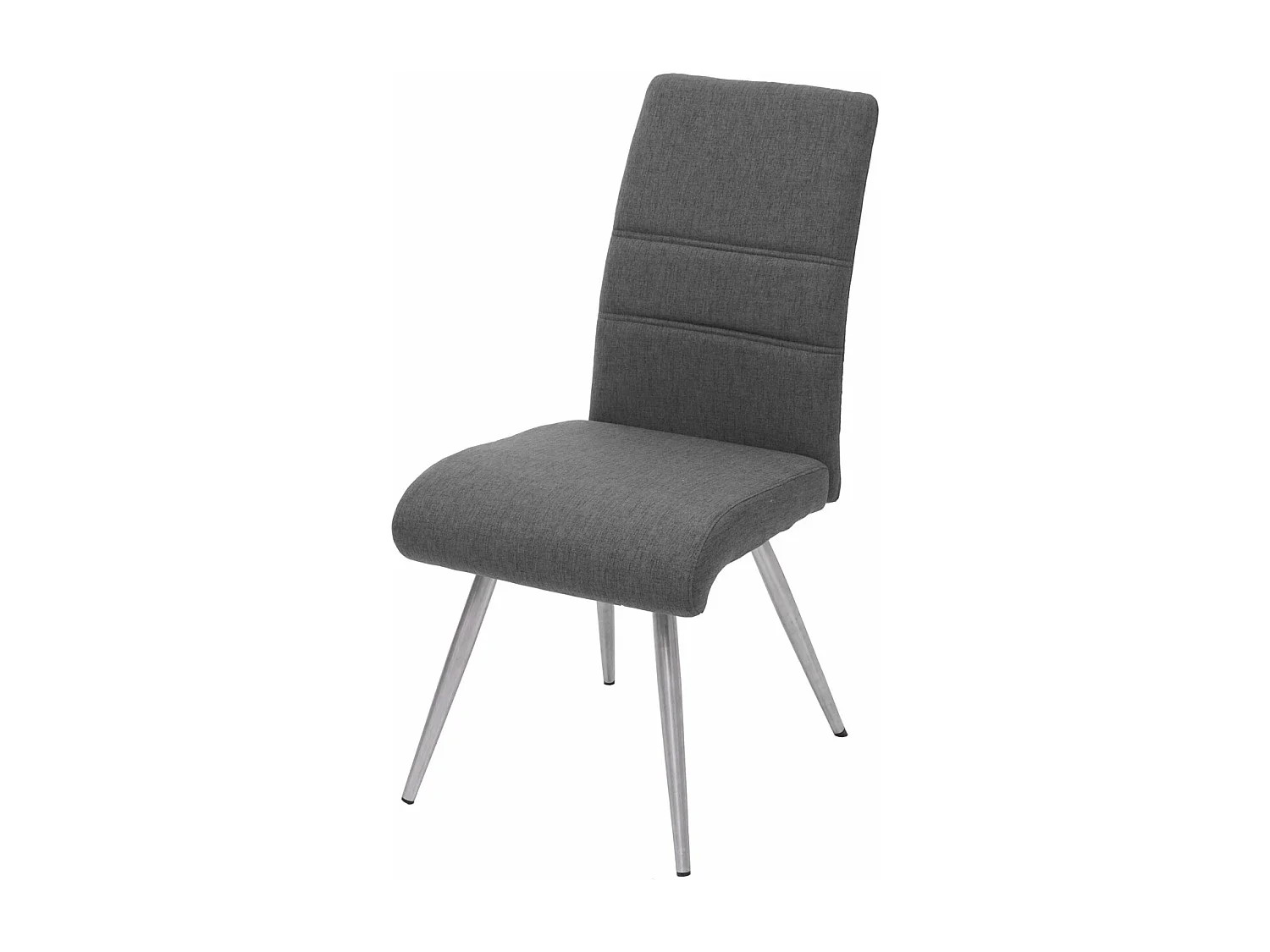 Silla de comedor MCW-G55 (set de 2),  gris-marrón