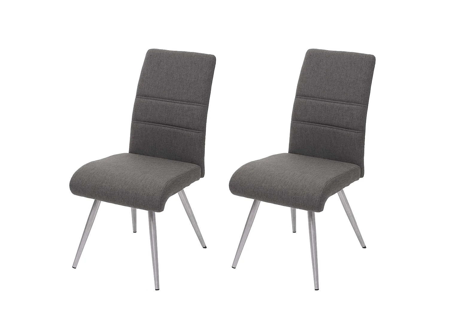 Spisestol MCW-G55 (sæt med 2 stk.),  gråbrun