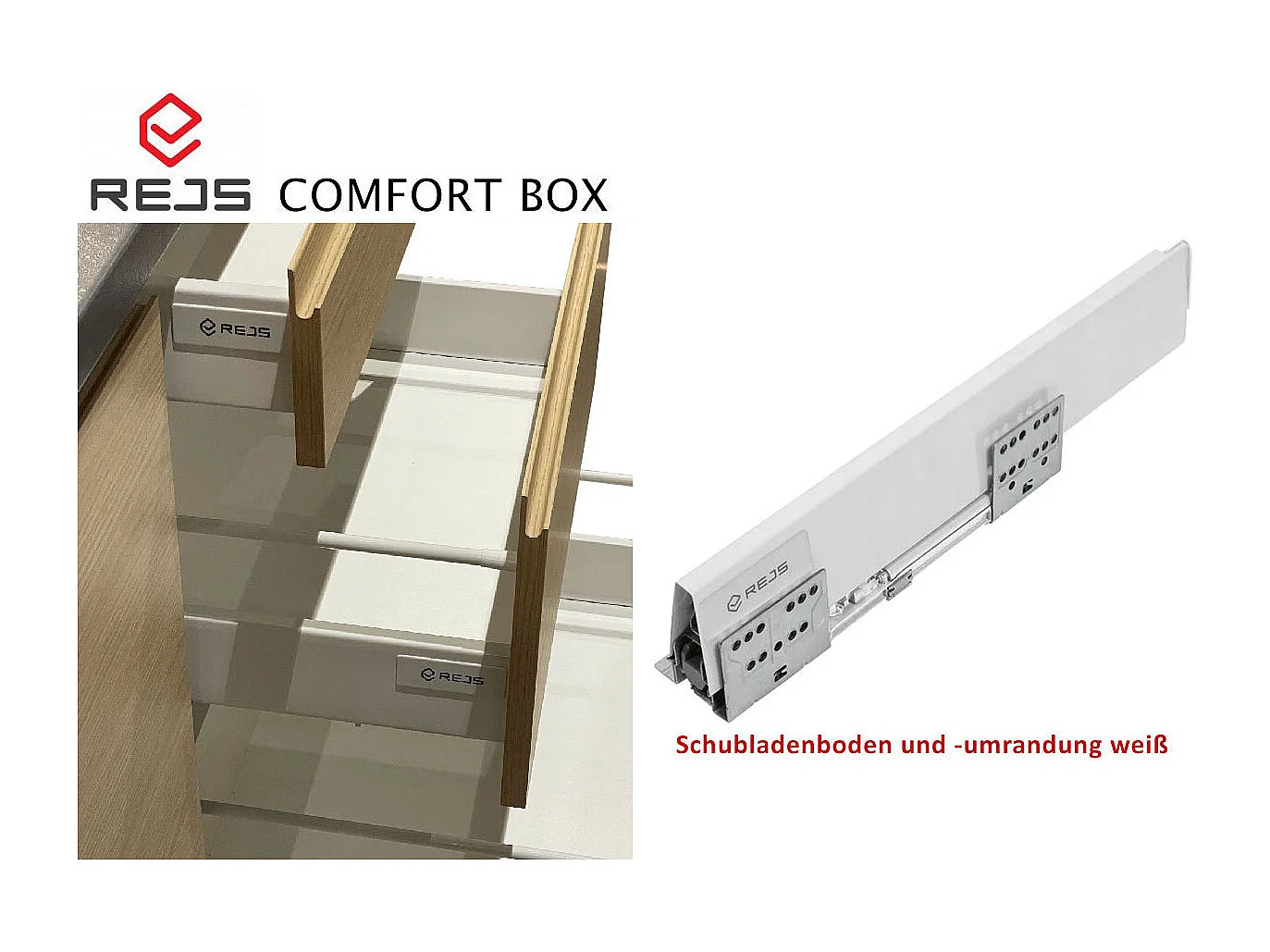 WINKELKÜCHE Napoli weiß matt / RAL 7012 basaltgrau (K5), Arbeitsplatte Eiche Sonoma 228/ 205 / 207cm 11-teilig