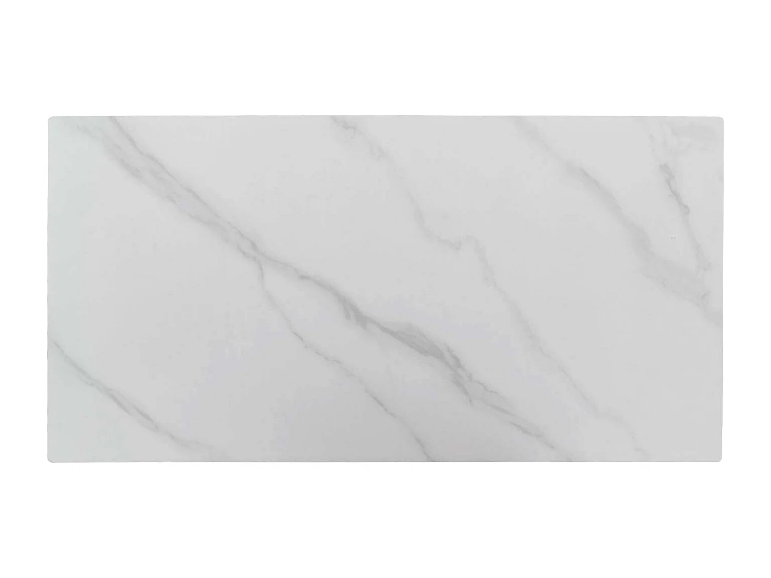 Couchtisch MCW-L88, Wohnzimmertisch Tisch, Ablage Eisen 43x120x60cm Sinterstein Marmor-Optik weiß Holz natur