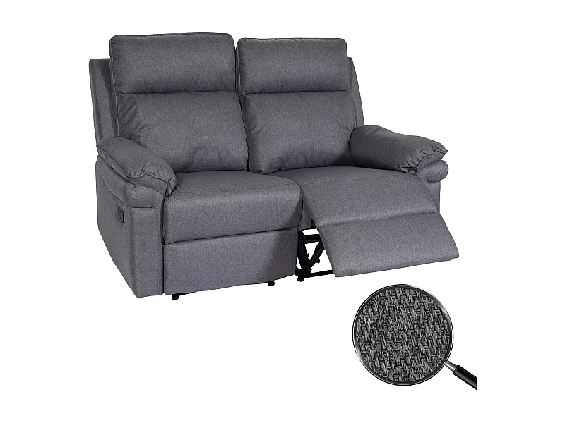 2-osobowy fotel kinowy MCW-L94,  ciemnoszary