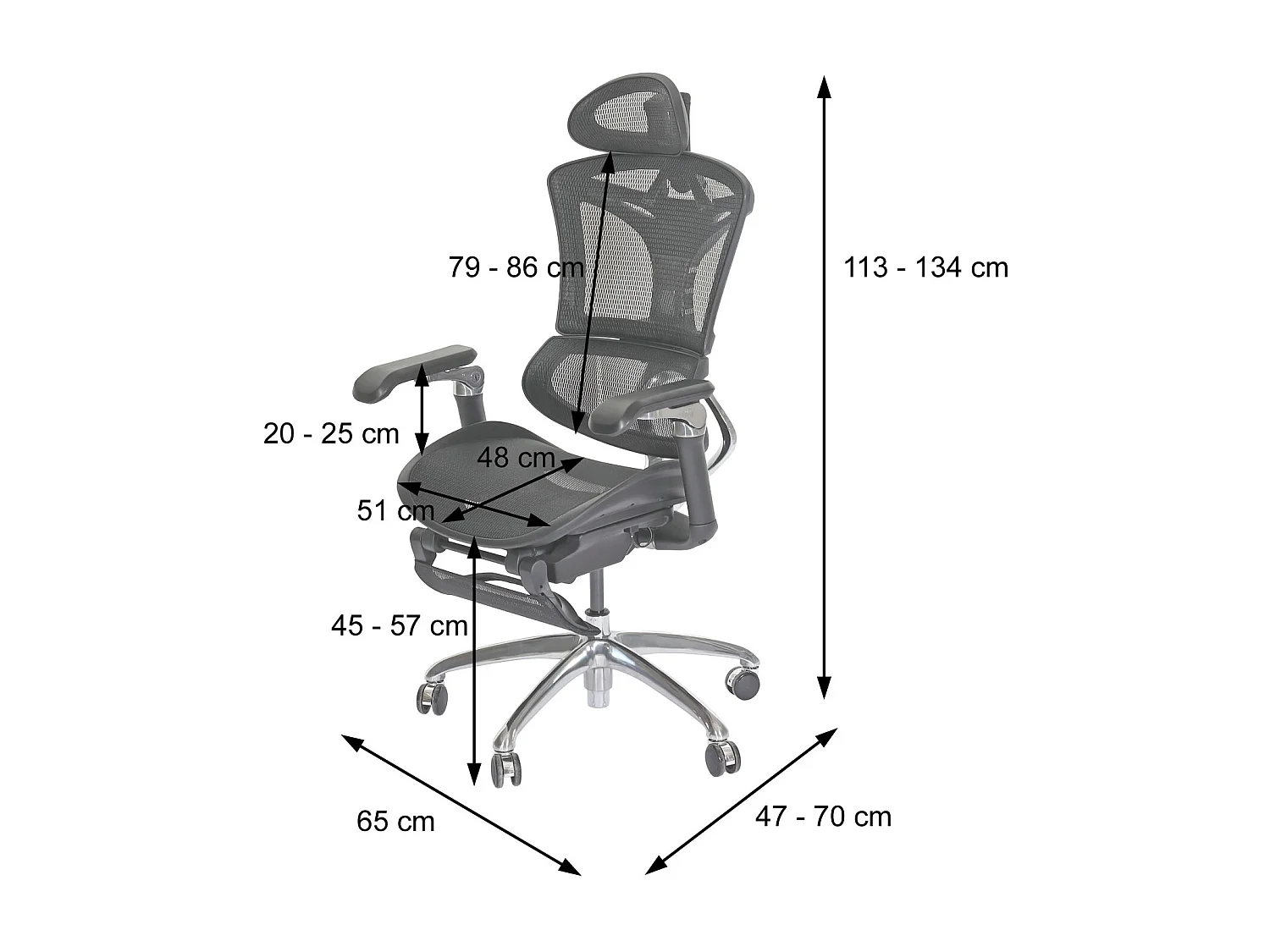 Krzesło biurowe SIHOO-J93b