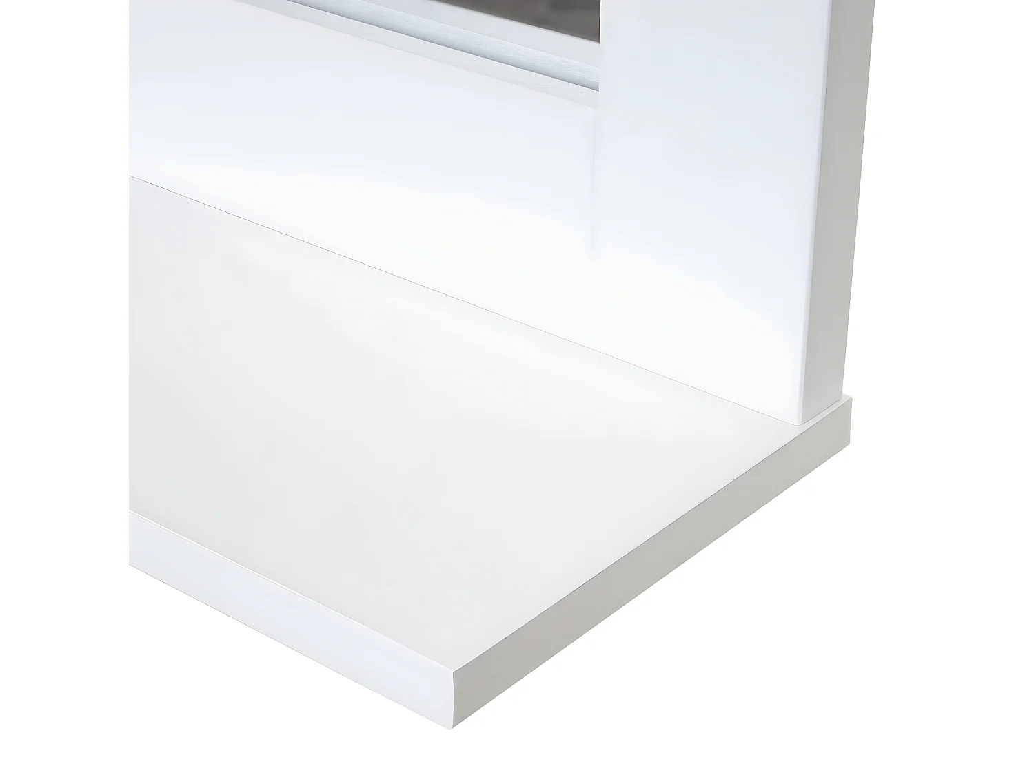 Arredo bagno serie MCW-F75 MDF bianco 12x59x58cm specchio a muro