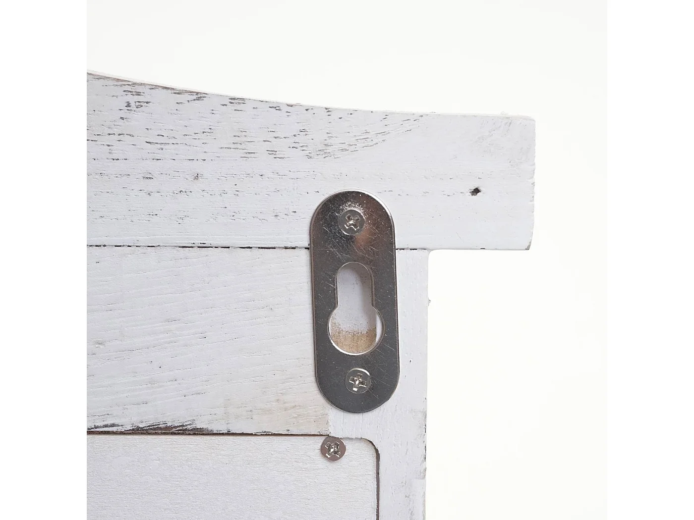 Lustro ścienne z żaluzjami,  shabby white