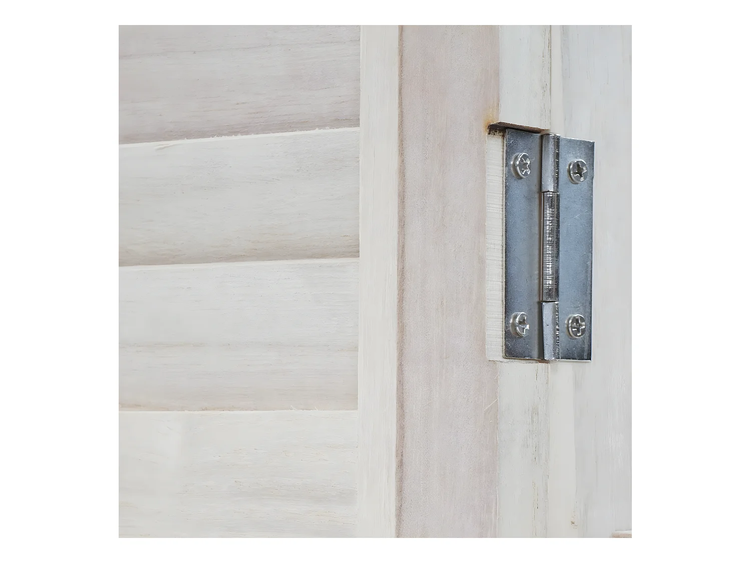 Wandspiegel met luiken,  shabby natuurlijke kleur