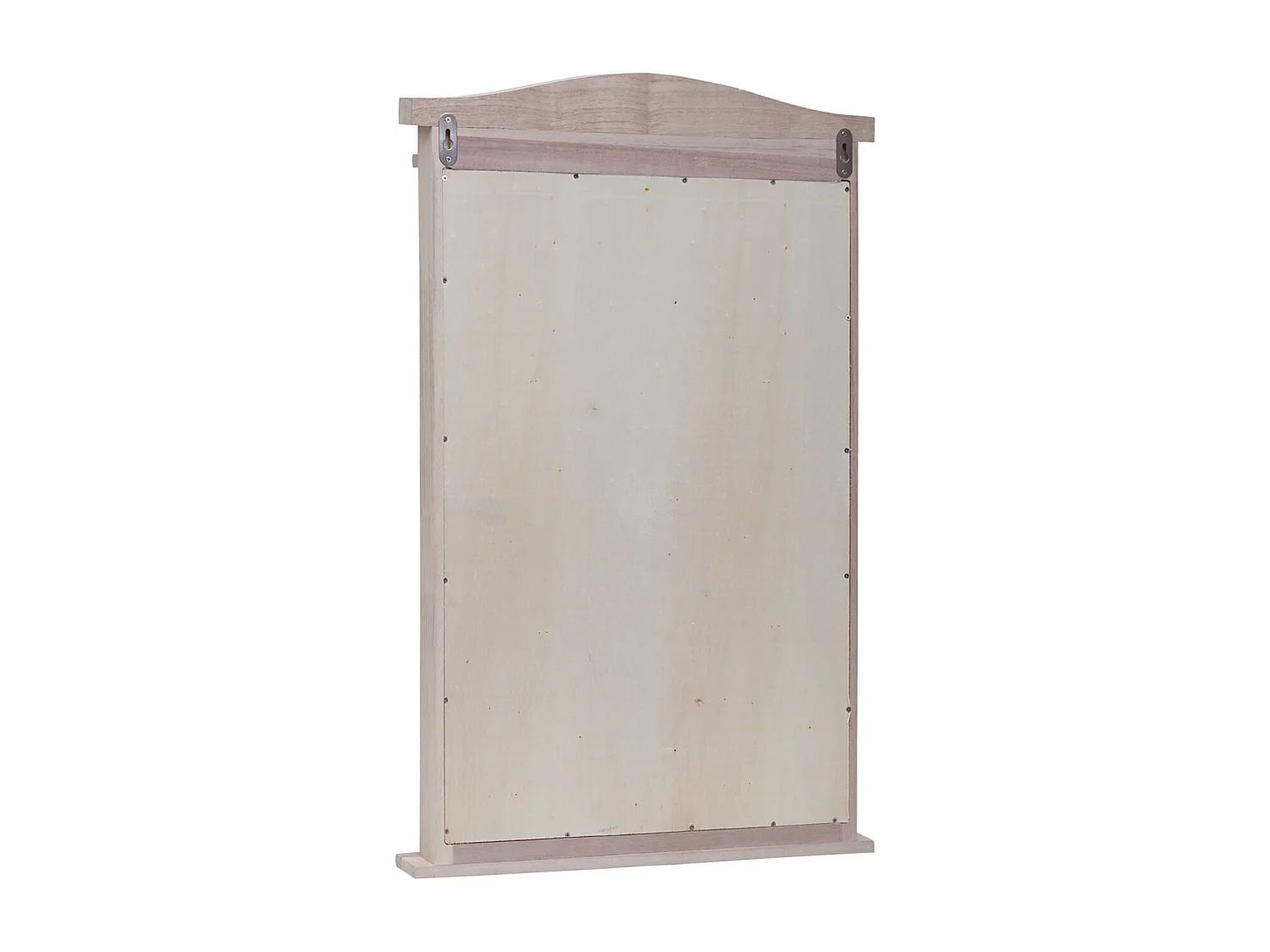 Wandspiegel mit Fensterläden, Shabby naturfarben