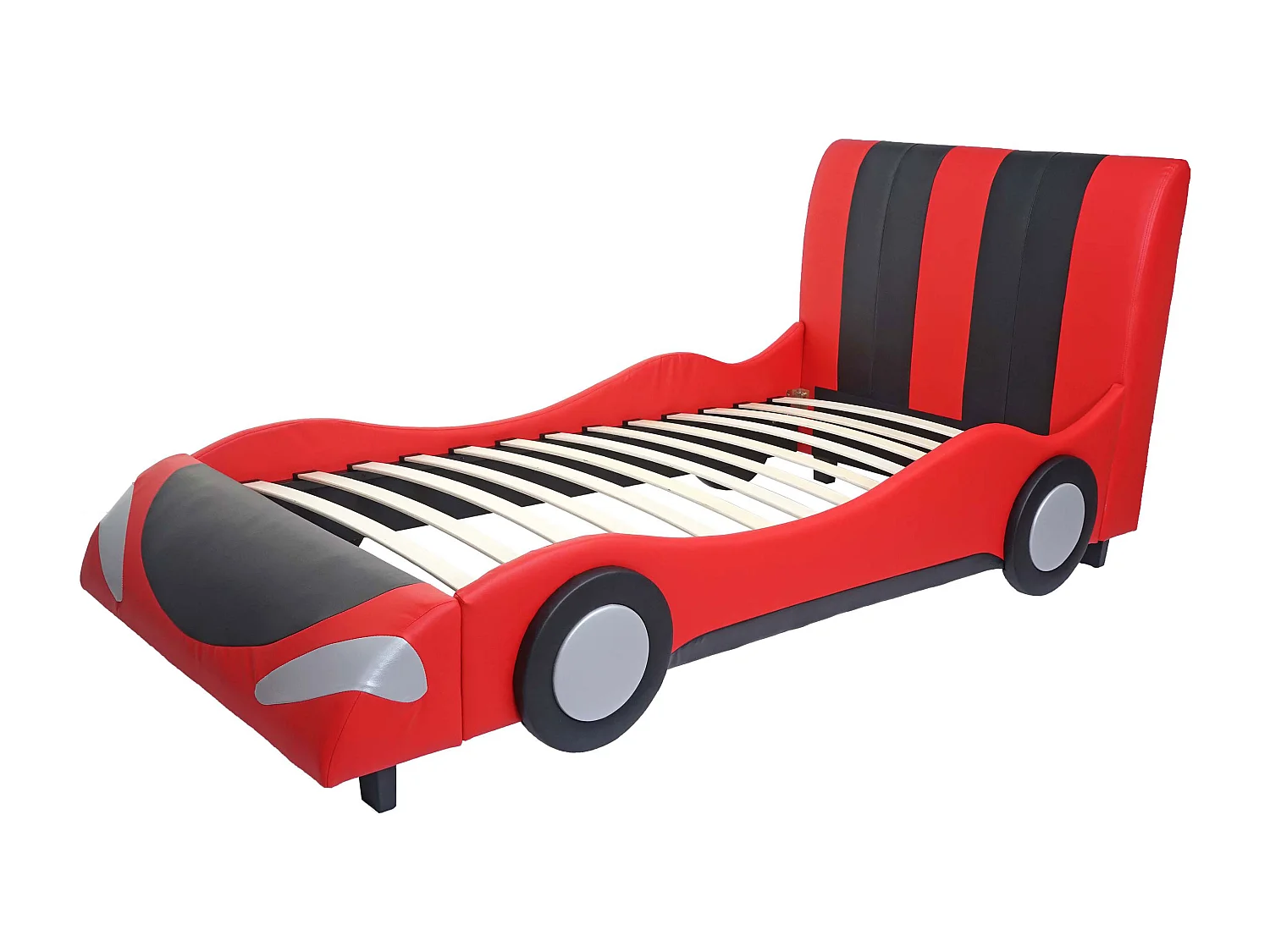 Bett MCW-E14 Auto, Schwarz-rot