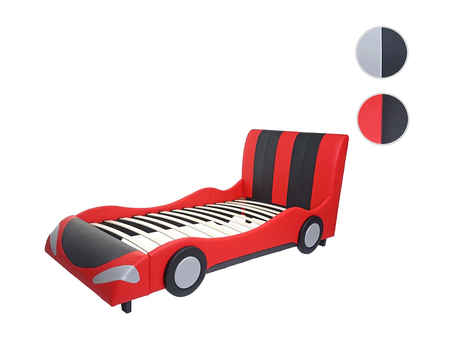 Bett MCW-E14 Auto, Schwarz-rot