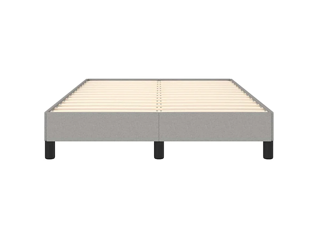 Bedframe zonder matras 120x200 cm stof lichtgrijs