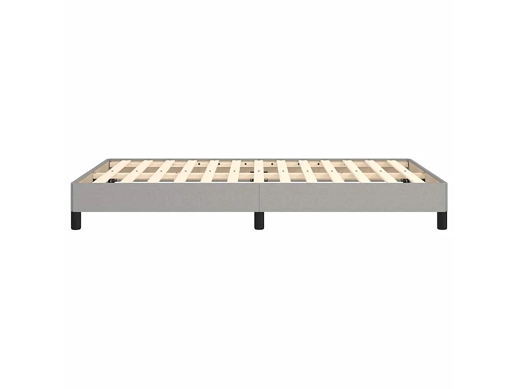 Bedframe zonder matras 120x200 cm stof lichtgrijs