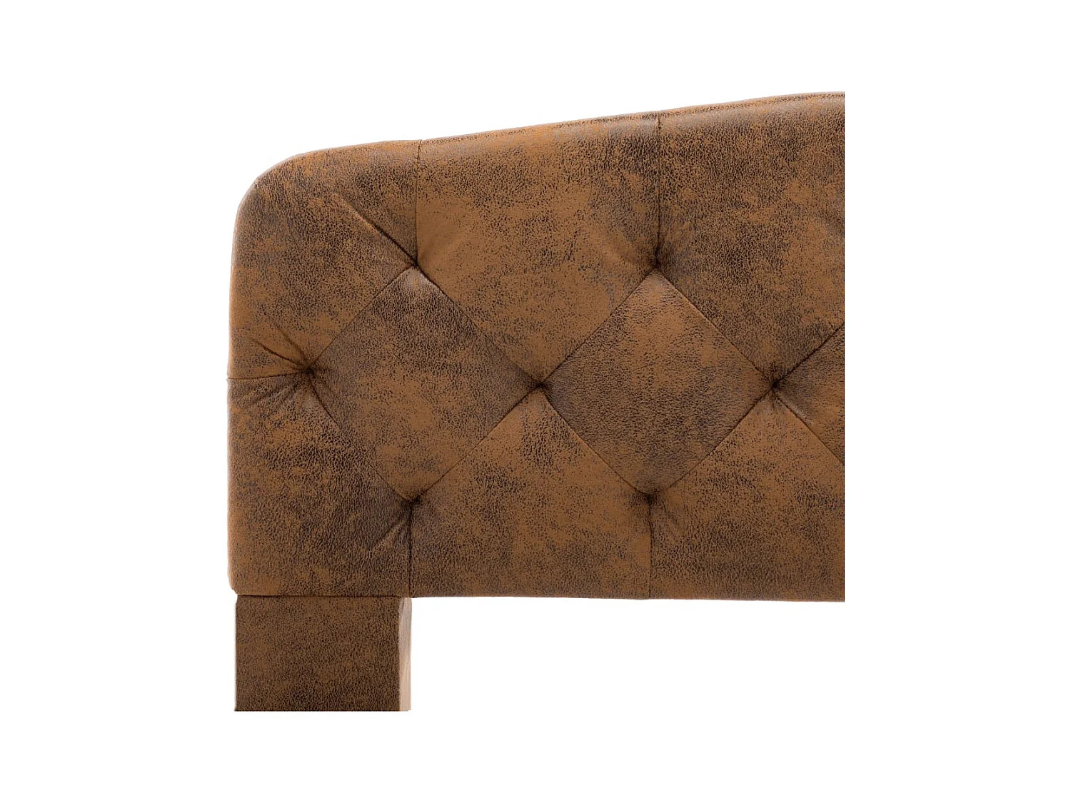 Giroletto Marrone in Similpelle Scamosciata 120x200 cm