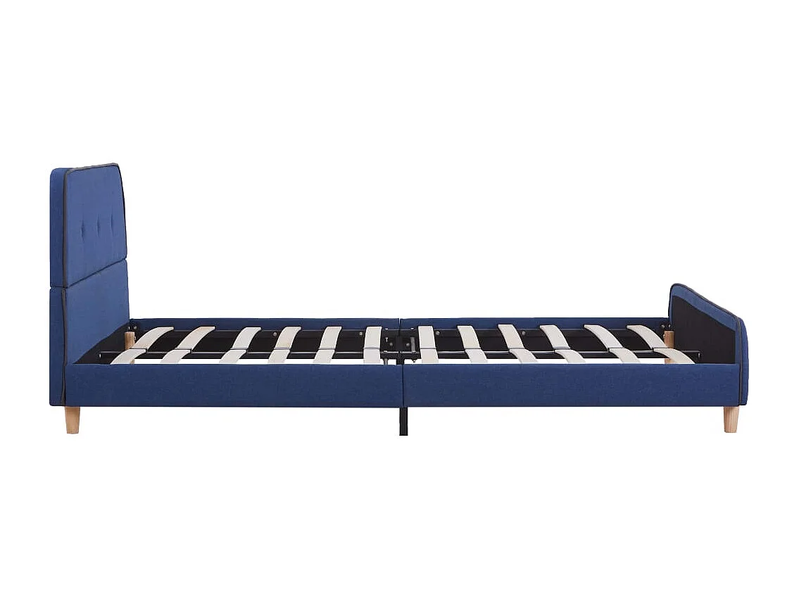 Giroletto senza Materasso Blu 140x200 cm in Tessuto