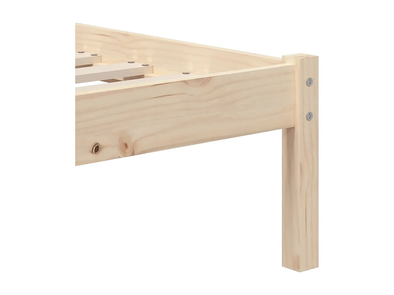 Massivholzbett 90x190 cm