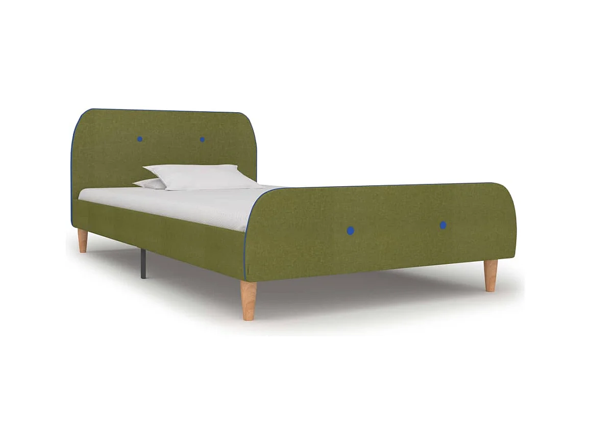 Giroletto senza Materasso Verde in Tessuto 90x200 cm