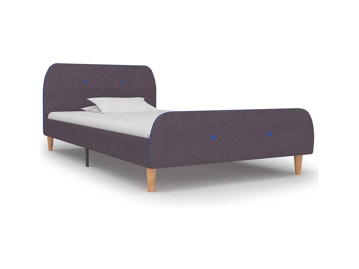 Giroletto senza Materasso Tortora 90x200 cm in Tessuto