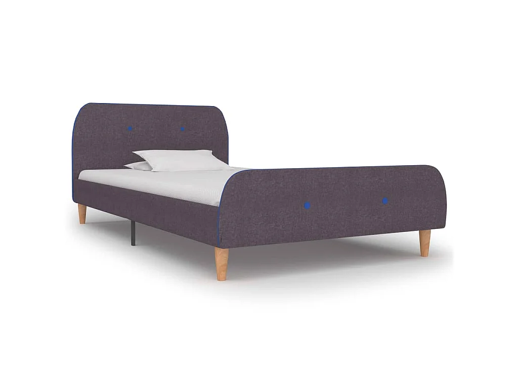 Giroletto senza Materasso Tortora 90x200 cm in Tessuto