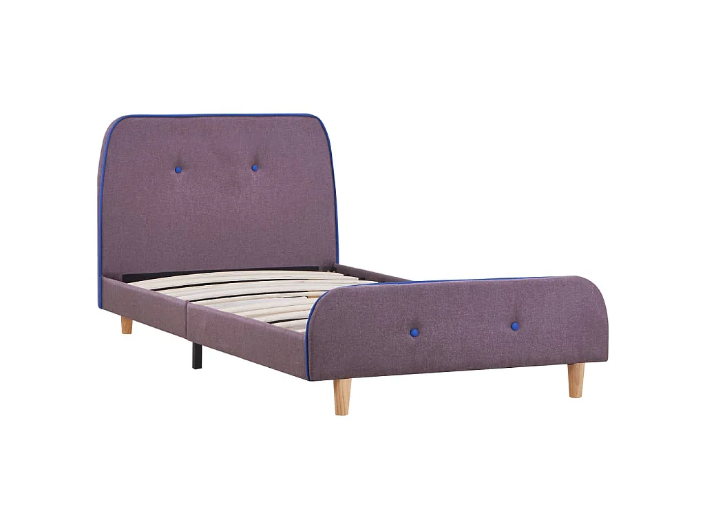 Giroletto senza Materasso Tortora 90x200 cm in Tessuto