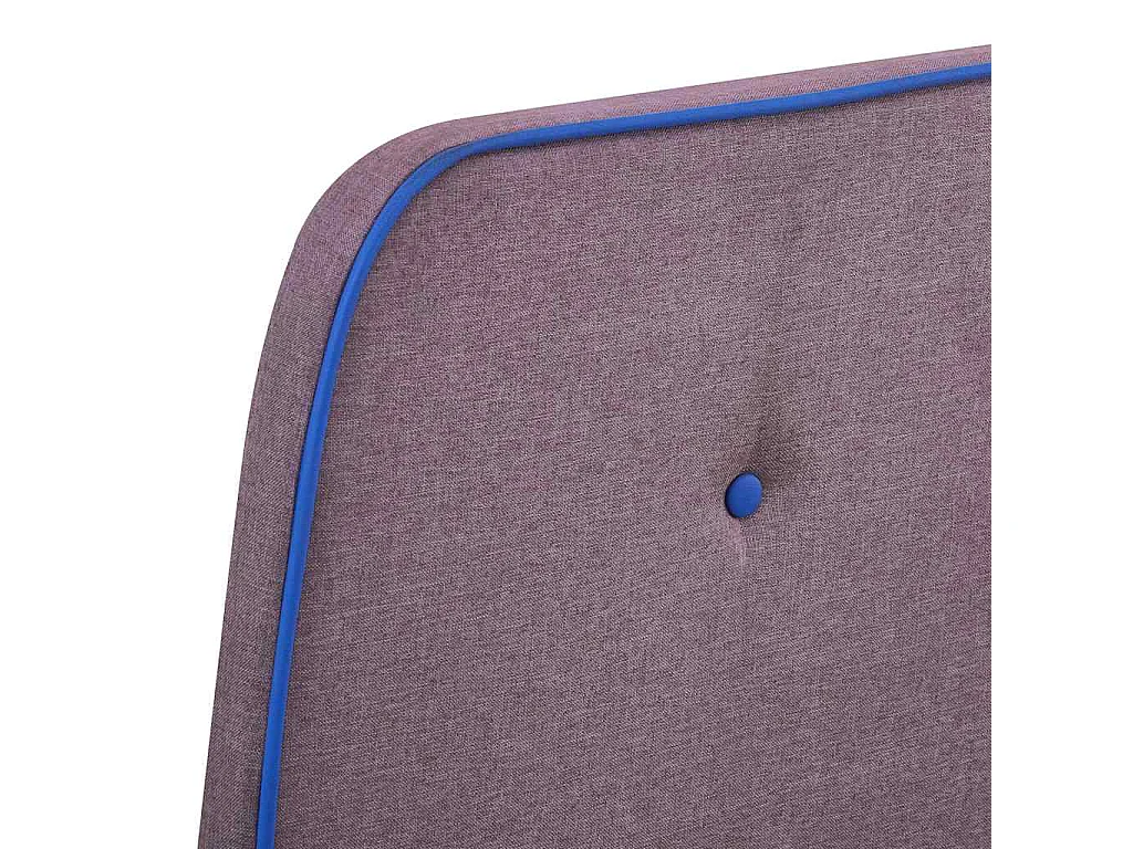 Bettgestell Taupe Stoff 90x200 cm