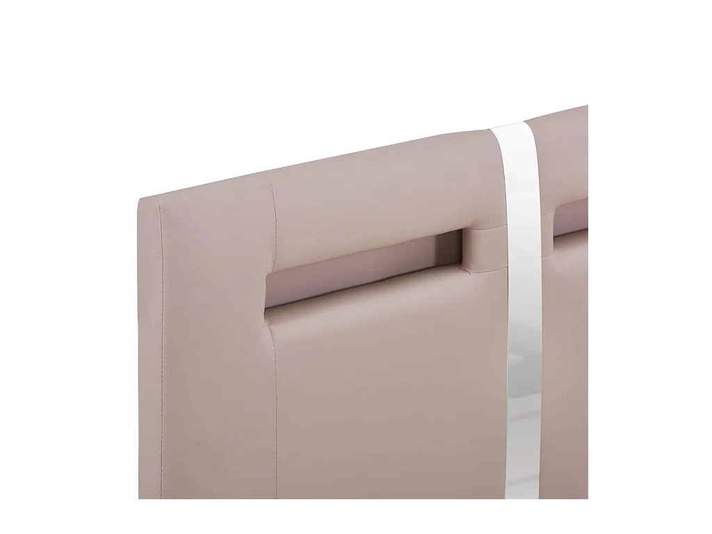 Giroletto con LED senza Materasso Cappuccino 90x200 cm