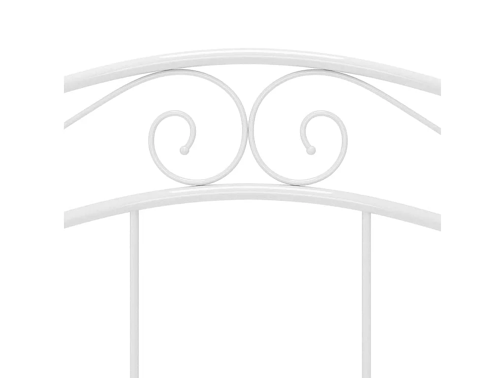 Estructura de cama sin colchón metal blanco 120x200 cm