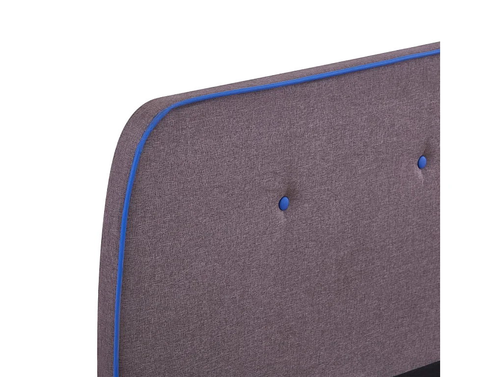 Bedframe stof taupe 180x200 cm