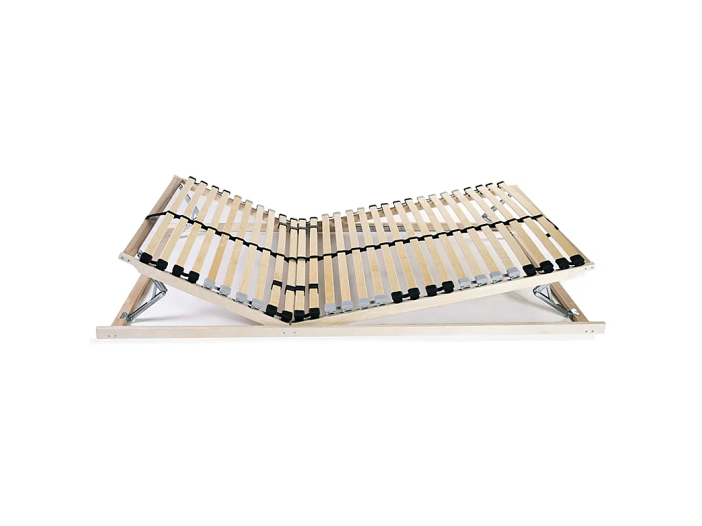 Lattenbodems 2 st met 28 latten 7 zones 70x200 cm