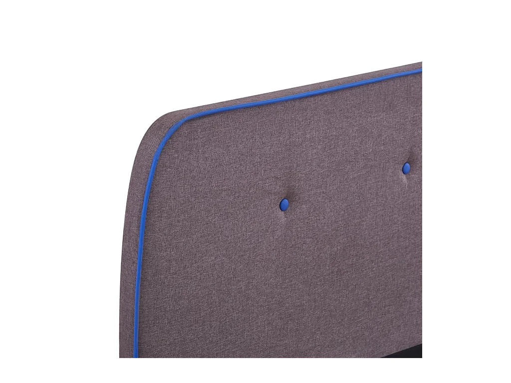 Bedframe stof taupe 160x200 cm