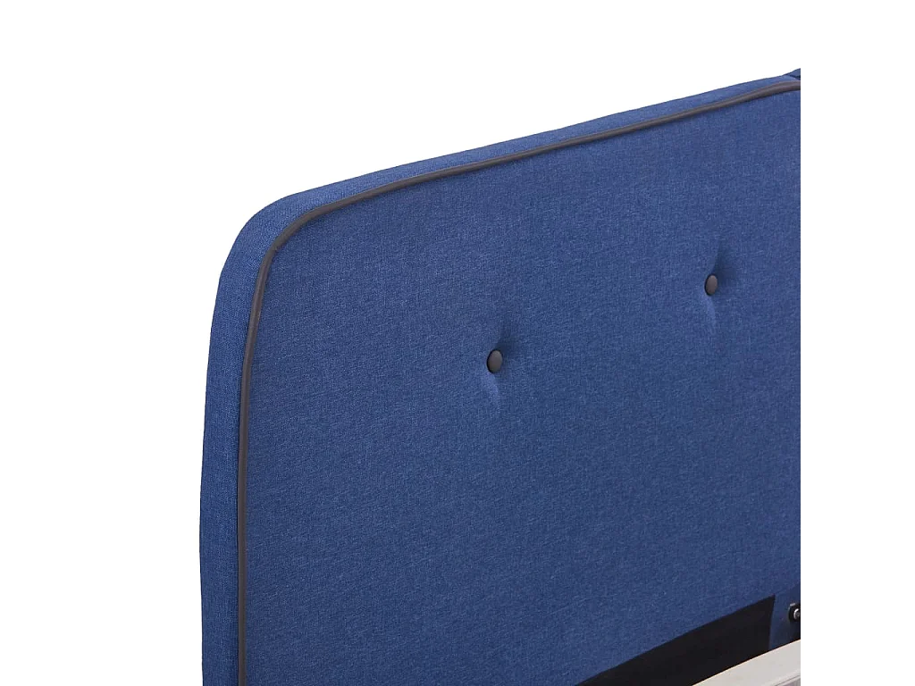 Giroletto senza Materasso Blu 180x200 cm in Tessuto