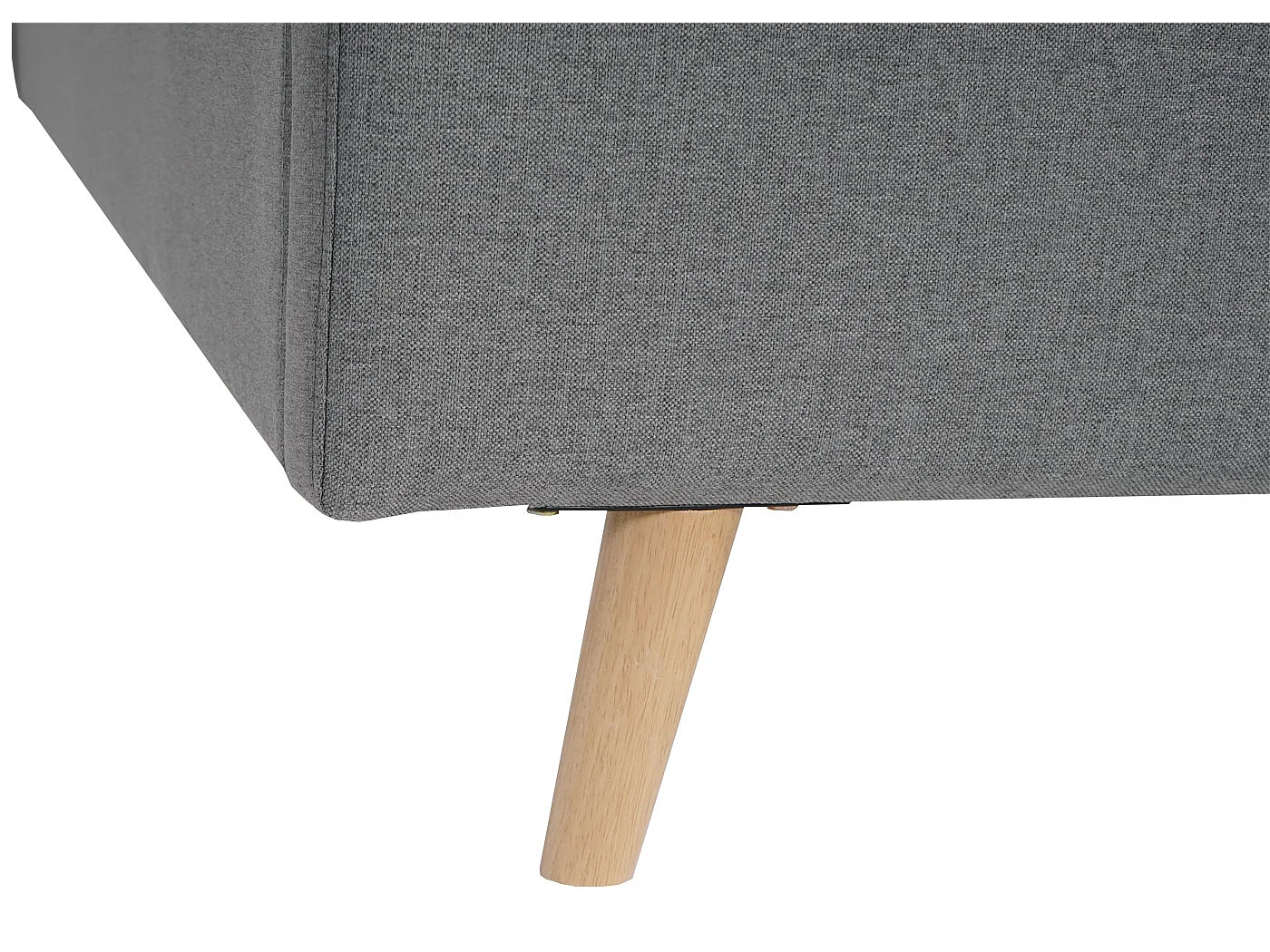 Polsterbett MCW-J98 + Lattenrost 160cm, 160x200cm grau