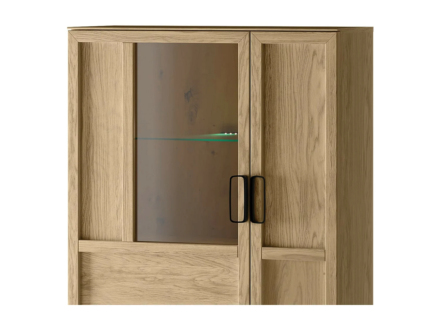 STANDVITRINE Limbo Eiche Artisan 95 / 42 / 124cm