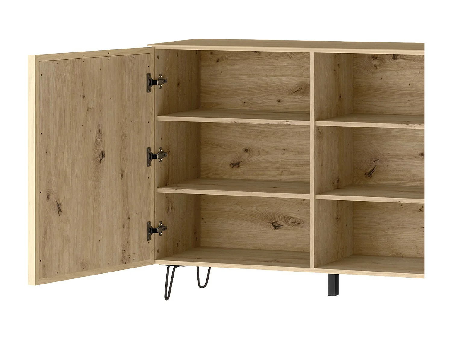 KOMMODE Limbo Eiche Artisan 140 / 42 / 89cm