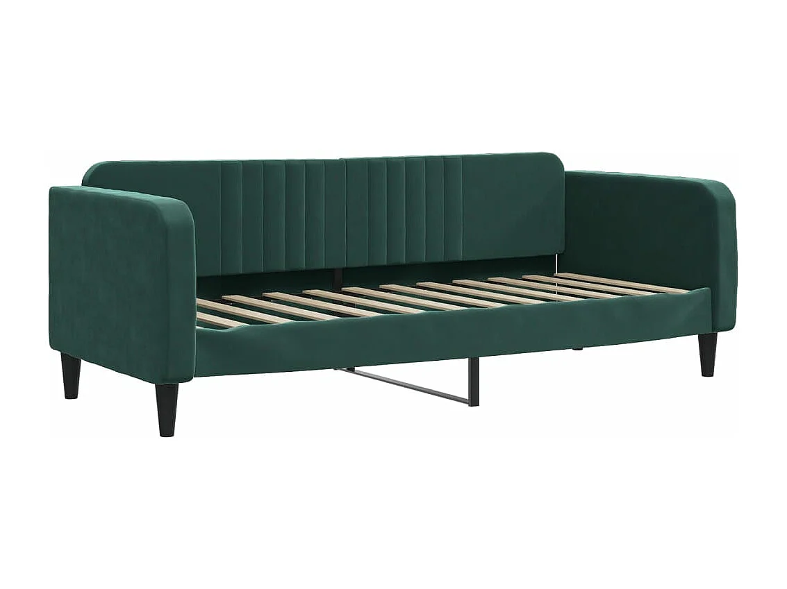 Tagesbett Dunkelgrün 80x200 cm Samt