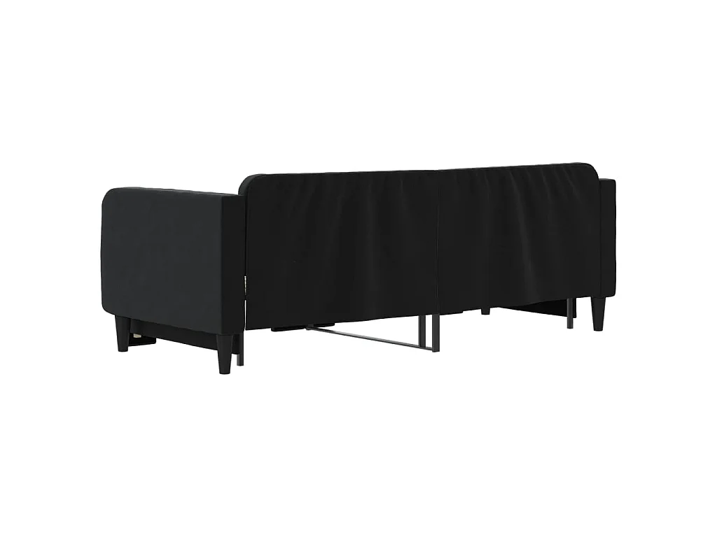 Lit de jour avec gigogne sans matelas 80x200 cm