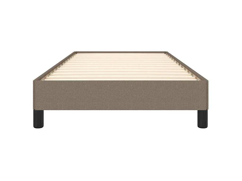 Bedframe zonder matras 80x200 cm stof taupe