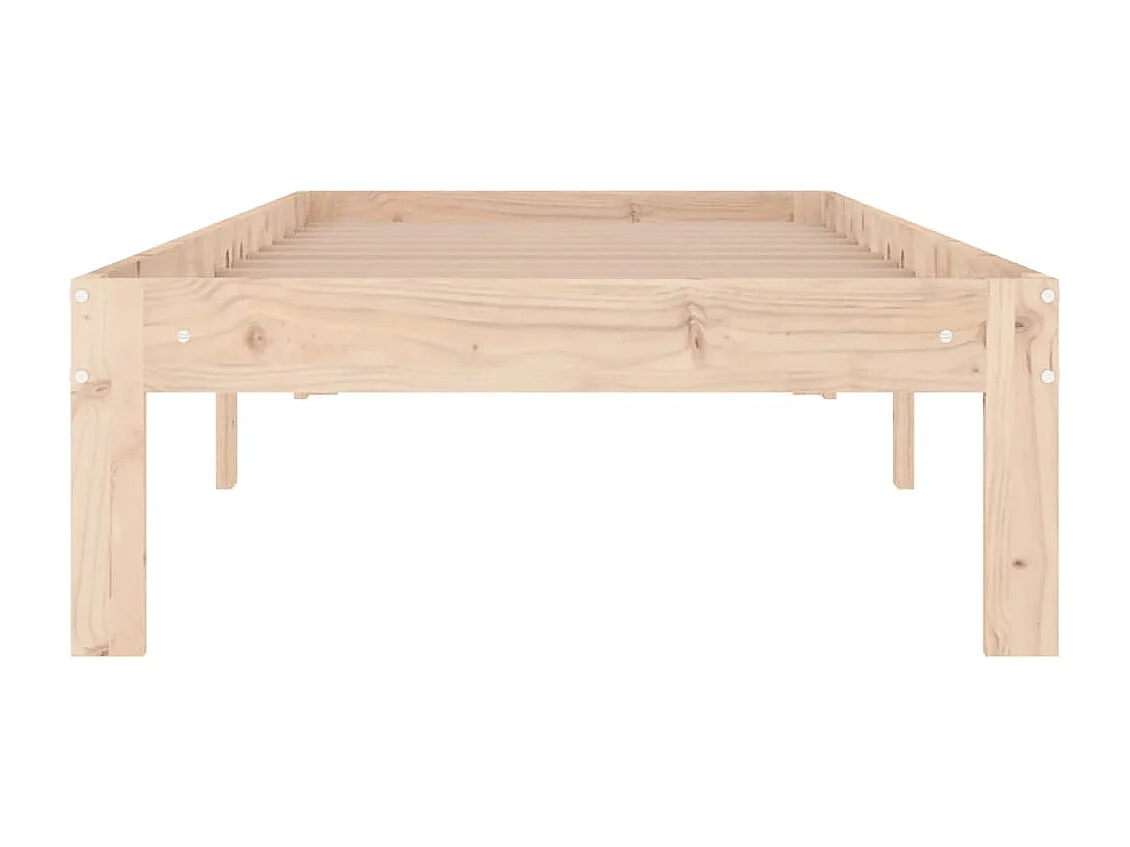 Estrutura cama pequena solteiro 75x190 cm madeira maciça