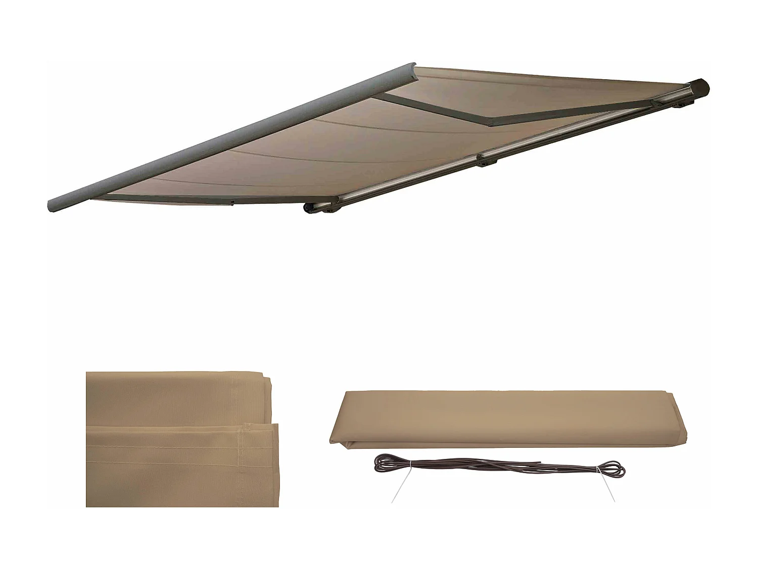 Vervangingshoes voor luifel H124,  Polyester zand