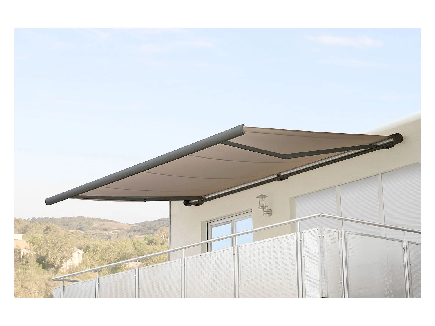 Wymienne poszycie do markizy H124,  Poliester piaskowy