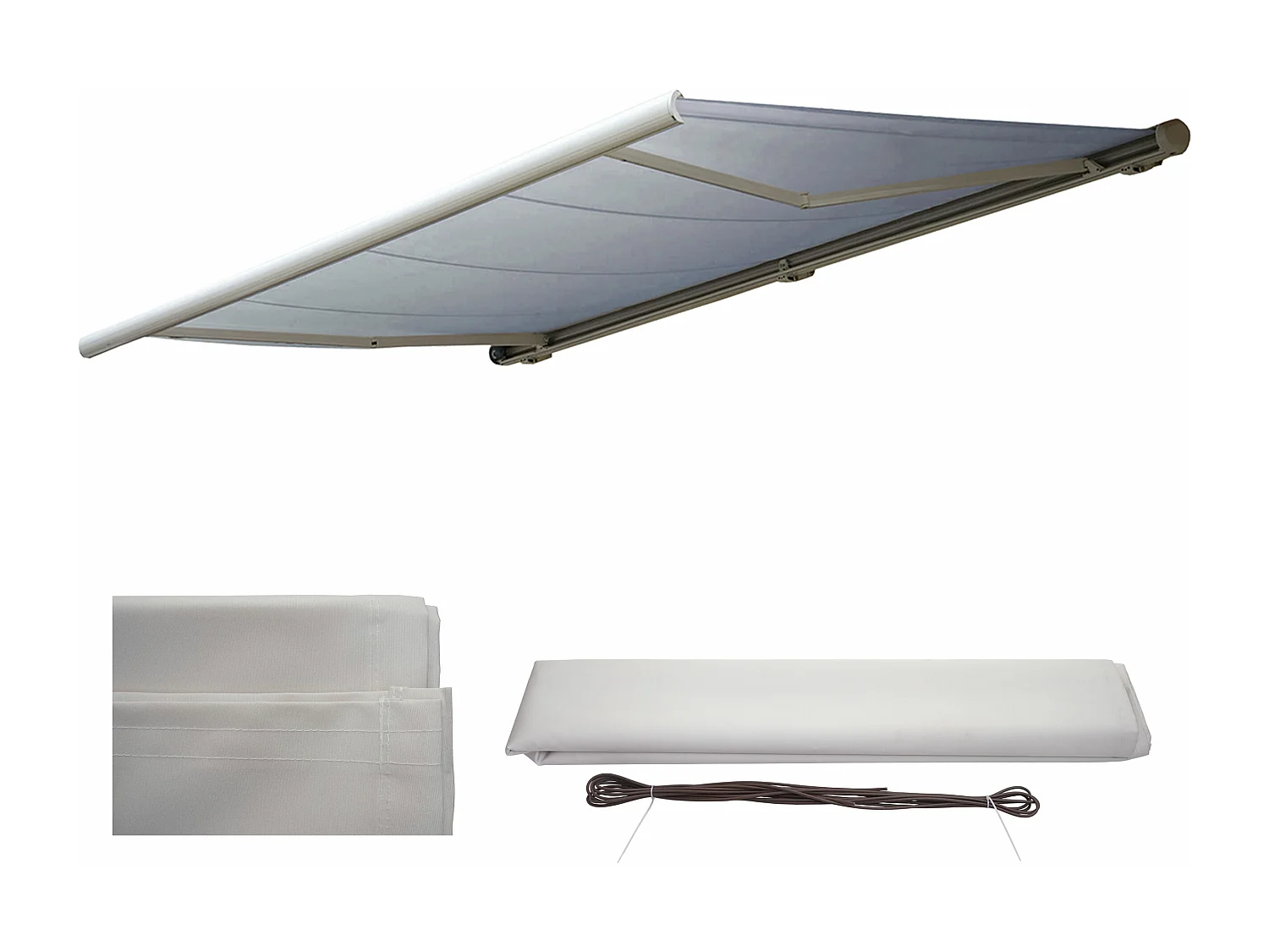 Wymienne poszycie do markizy H123,  Akryl kremowy