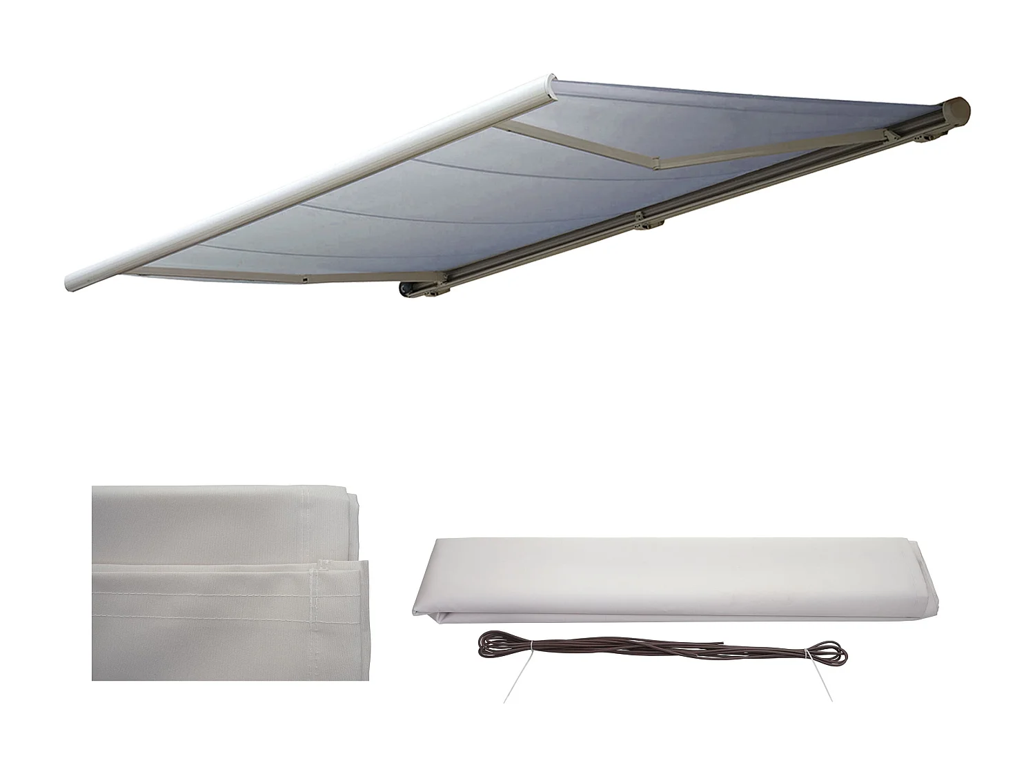 Wymienne poszycie do markizy H123,  Akryl kremowy