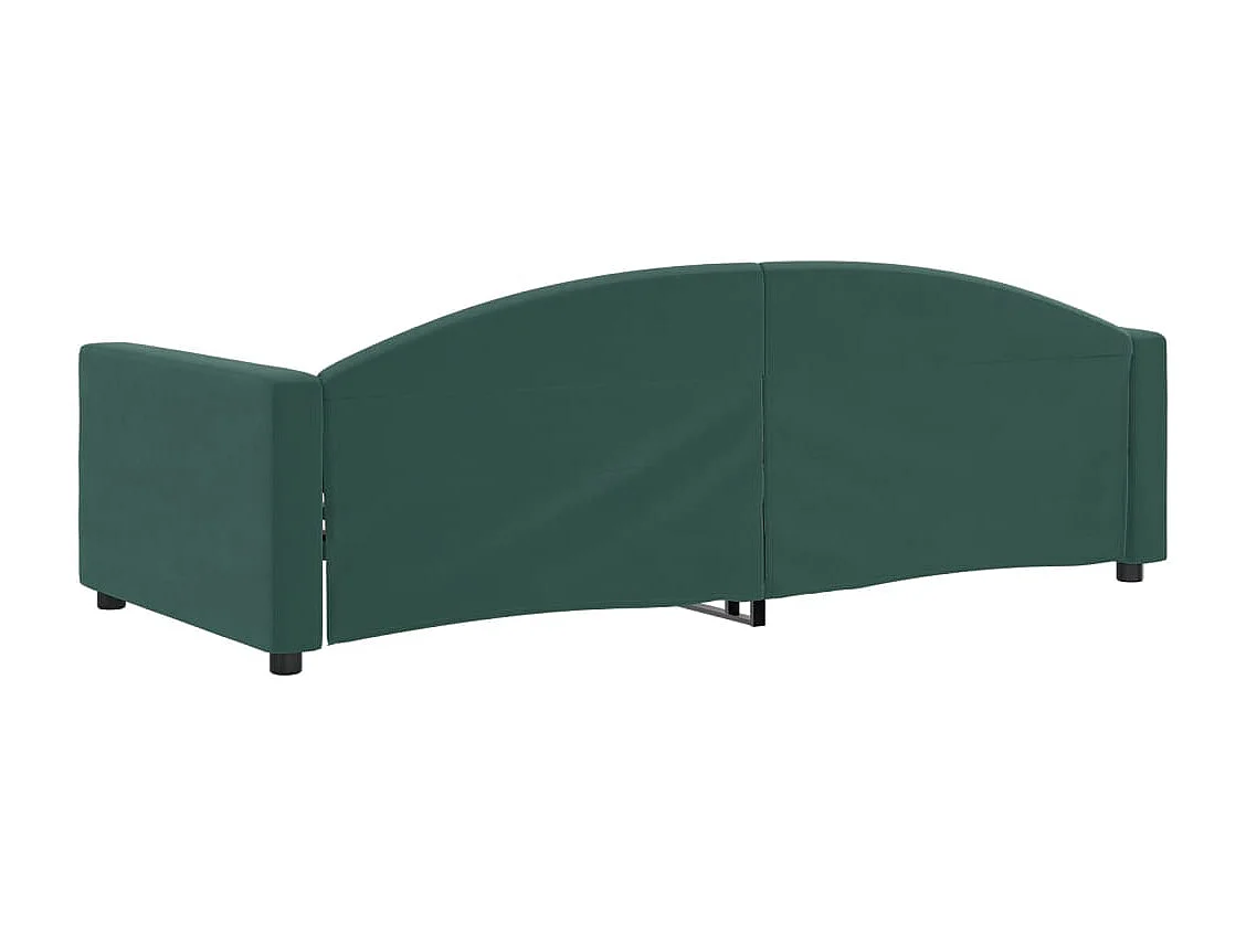 Tagesbett Dunkelgrün 90x200 cm Samt
