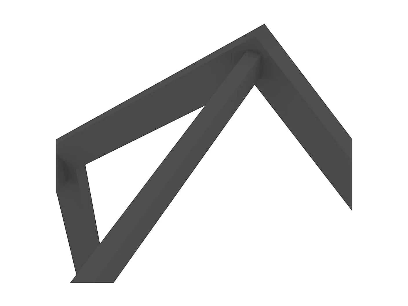 Cadre de lit d'enfant avec tiroirs Gris foncé Pin 90x200 cm